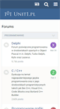 Mobile Screenshot of forum.unit1.pl